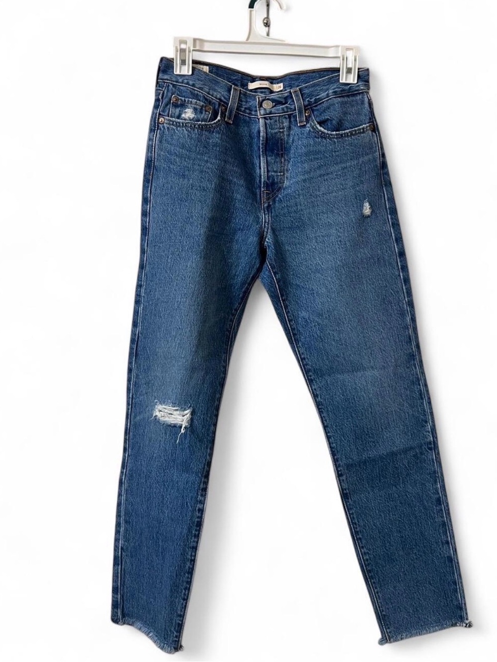 Levi’s high waisted wedgie distressed